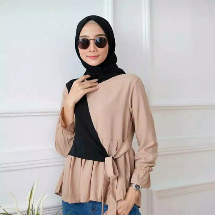 Maudi TopBlouse MuslimBaju Atasan Hijab