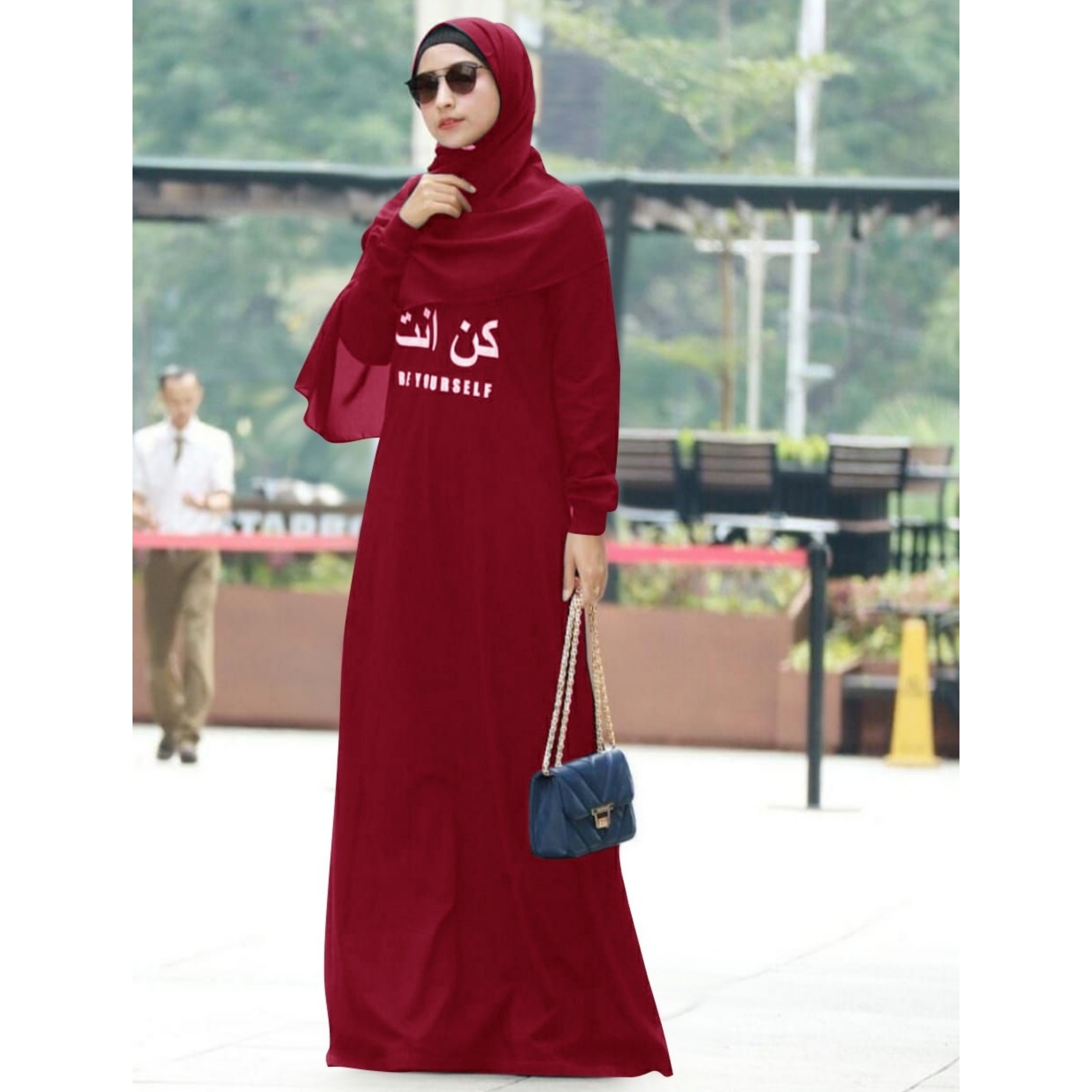 Maxy Be Your Self Maroon