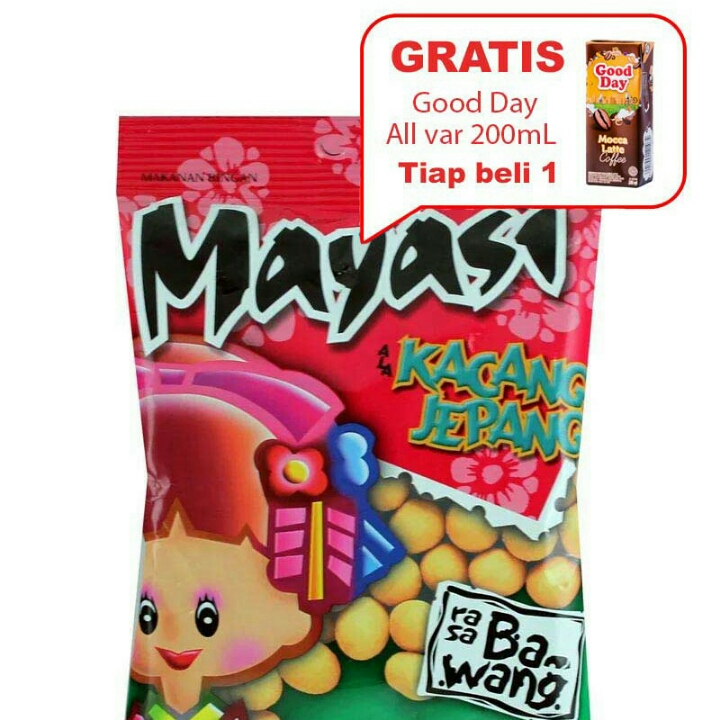 Mayasi Kacang Jepang Bawang 65G