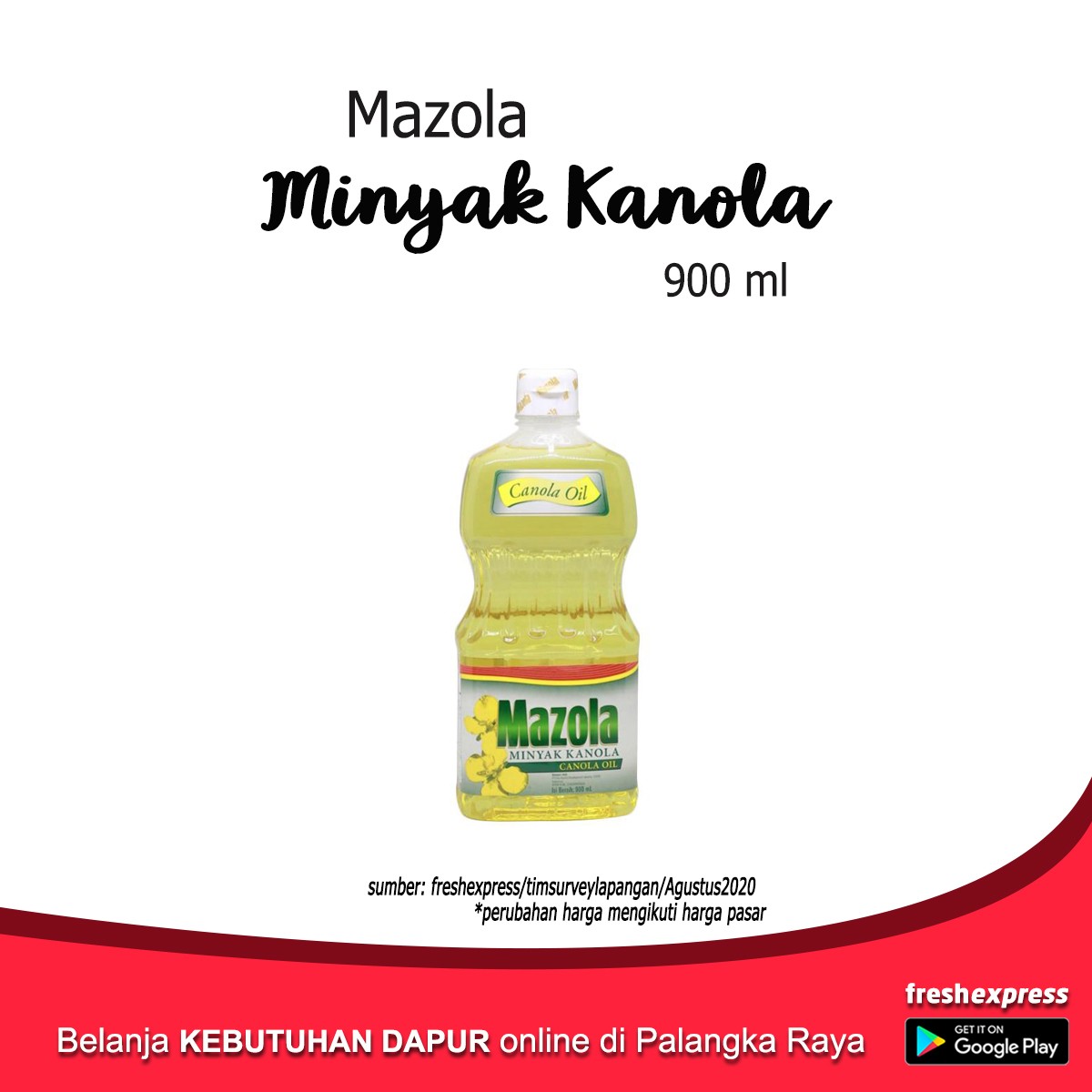 Mazola Minyak Kanola 500 Ml