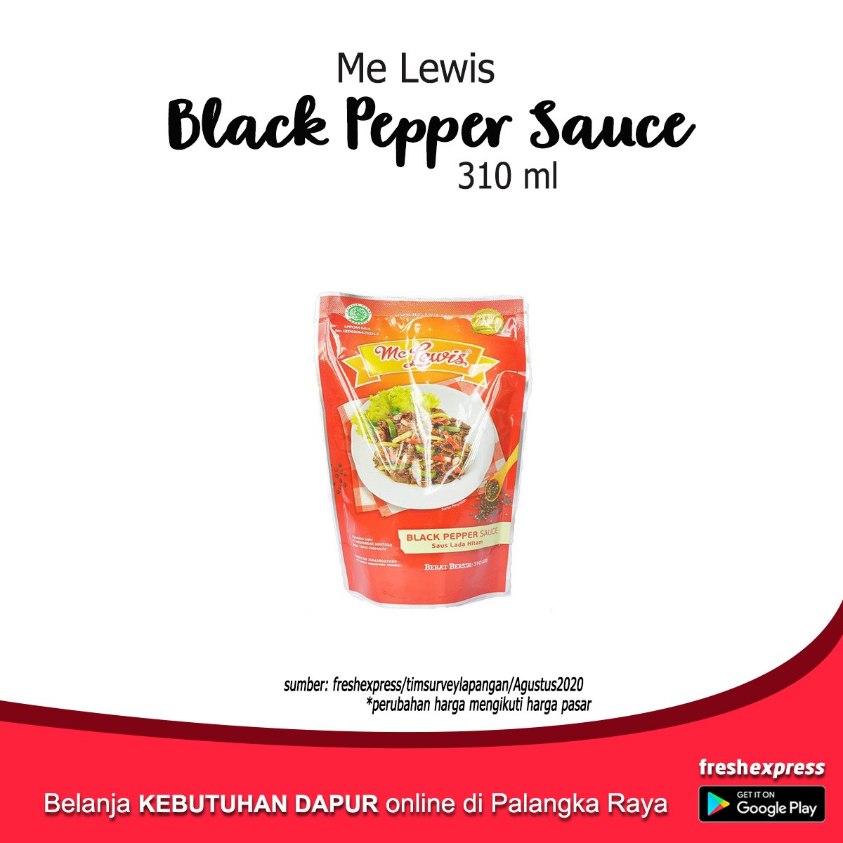 Me Lewis Black Pepper 310 Ml
