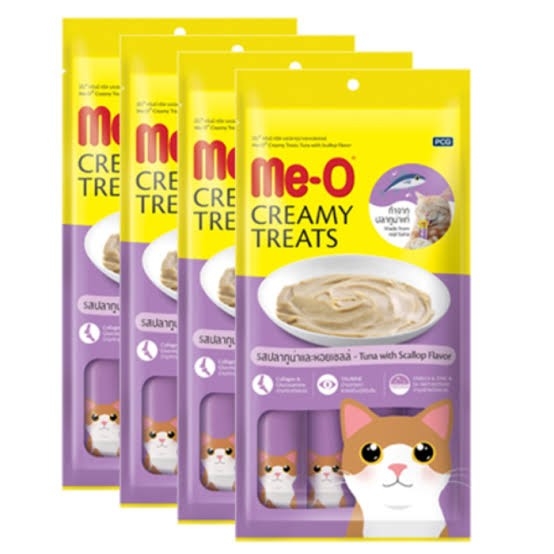 Me-O Creamy Treats Tuna With Scallop Flavor