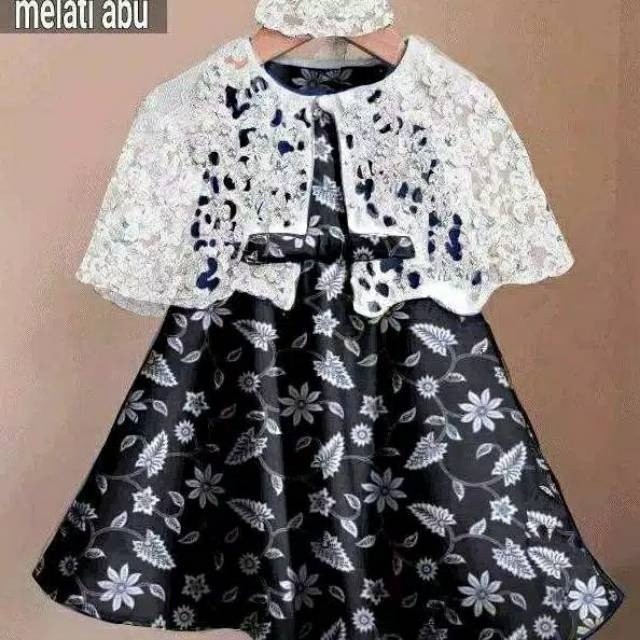 Melati Batik Dress Anak Perempuan Kisaran Usia 3-5 Tahun