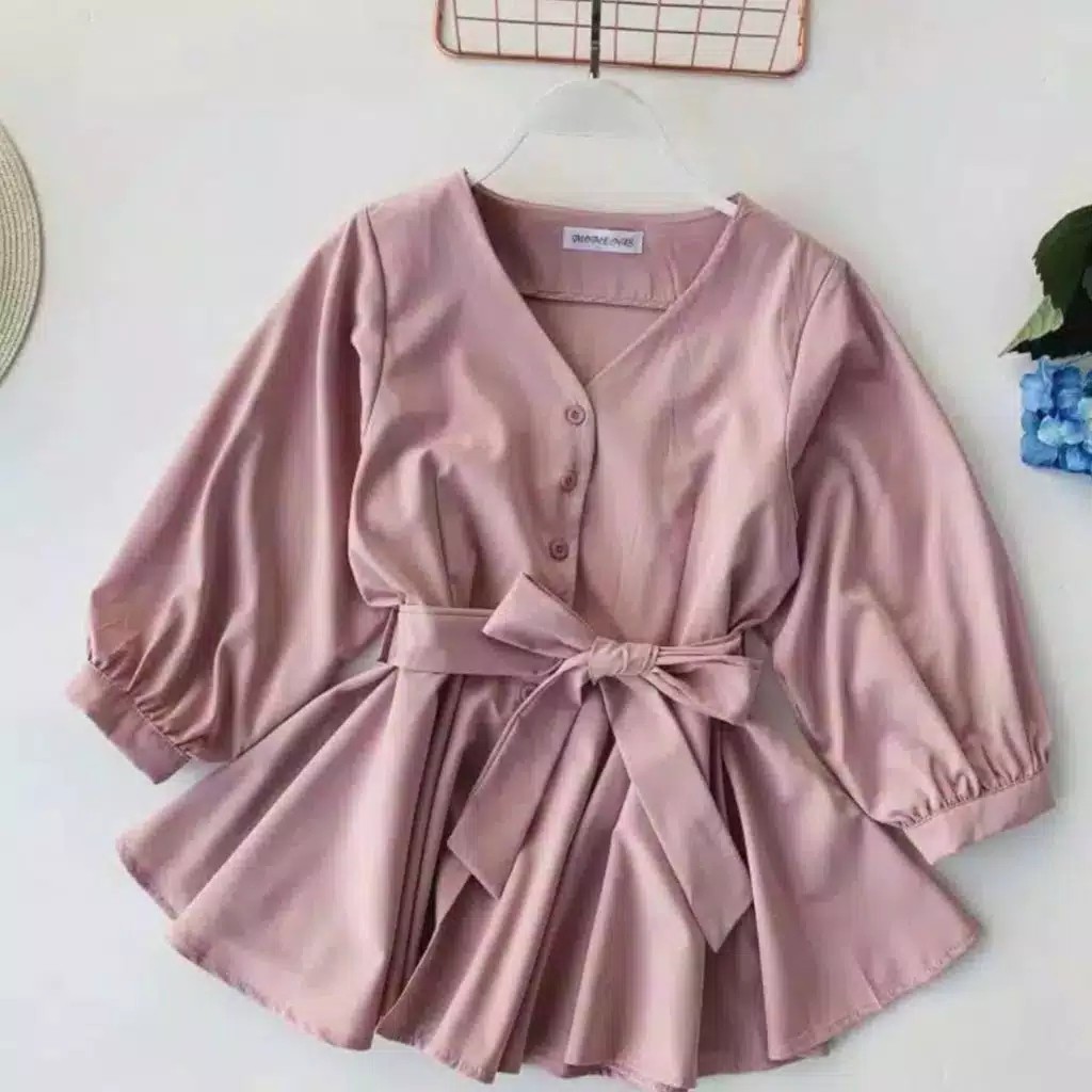 Melia Blouse l Amelia Bluss l Moscrepe Premium l Fashion Terbaru 2