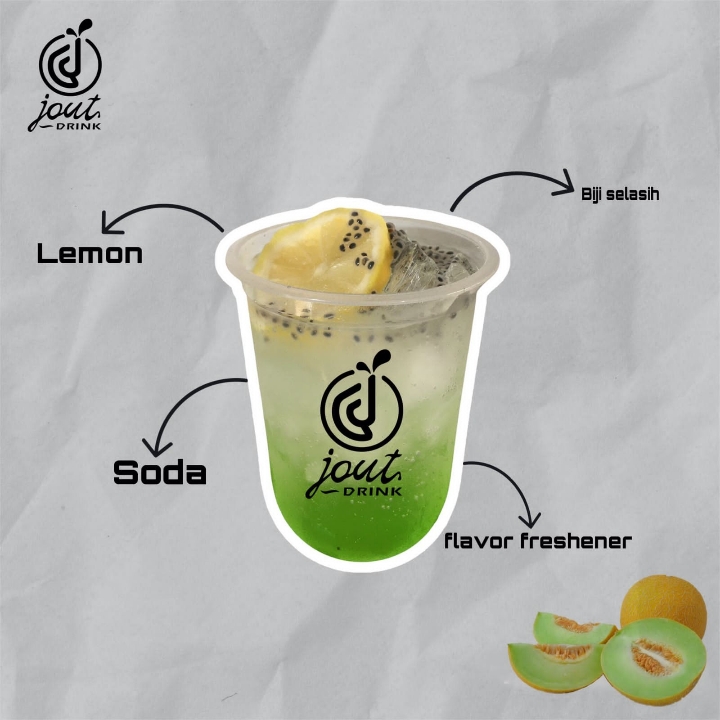 Melon squash Mooktail