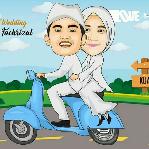 Membuat Foto Weding Kereen