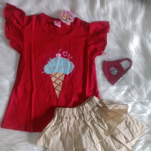 Memikat Hati Set Atasan  BawahanBottom Bahan Cotton