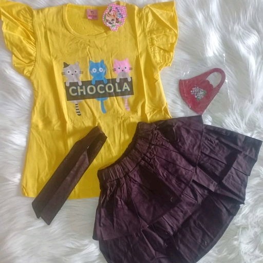 Memikat Hati Set Atasan  BawahanBottom Bahan Cotton 2