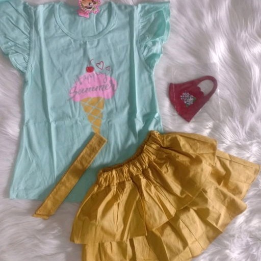 Memikat Hati Set Atasan  BawahanBottom Bahan Cotton 3