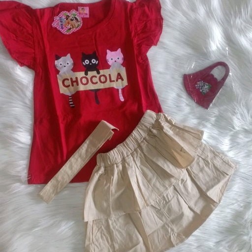 Memikat Hati Set Atasan  BawahanBottom Bahan Cotton 4