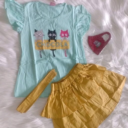 Memikat Hati Set Atasan  BawahanBottom Bahan Cotton 5