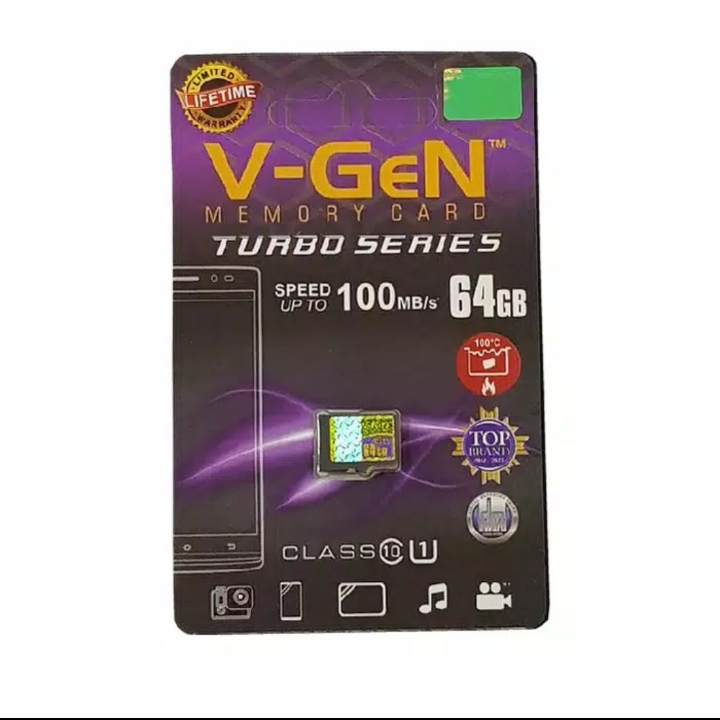 Memory Sd Card V-Gen 64gb Original Garansi seumur Hidup