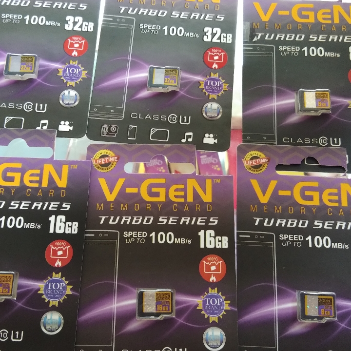 Memory micro sd vgen 8 gb class 10