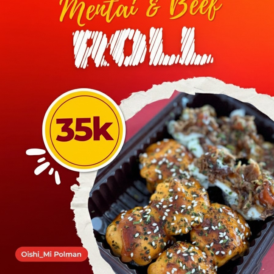 Mentai Dan Beff Roll