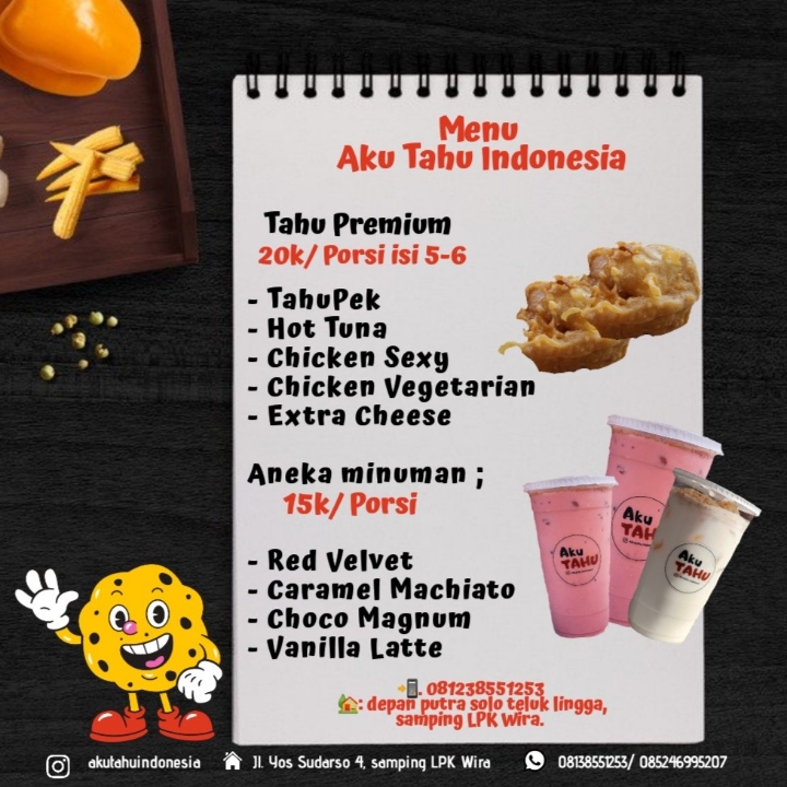 Menu Aku Tahu Indonesia