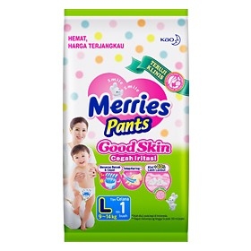 Popok Merries Pants L isi 1pcs