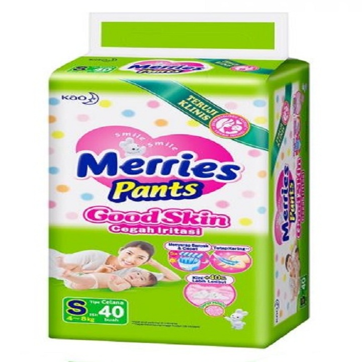 Merries Pants Good Skin S 40 pcs