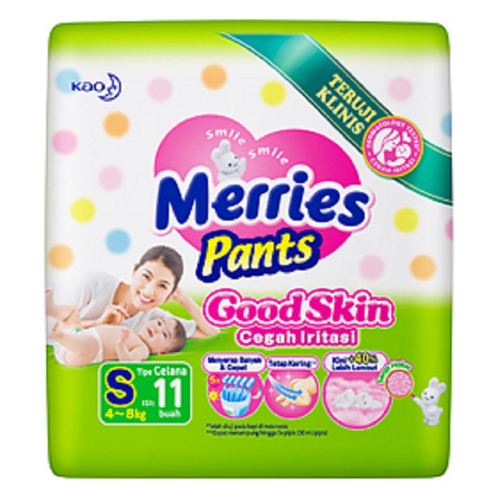 Merries Pants UK S 11 pcs