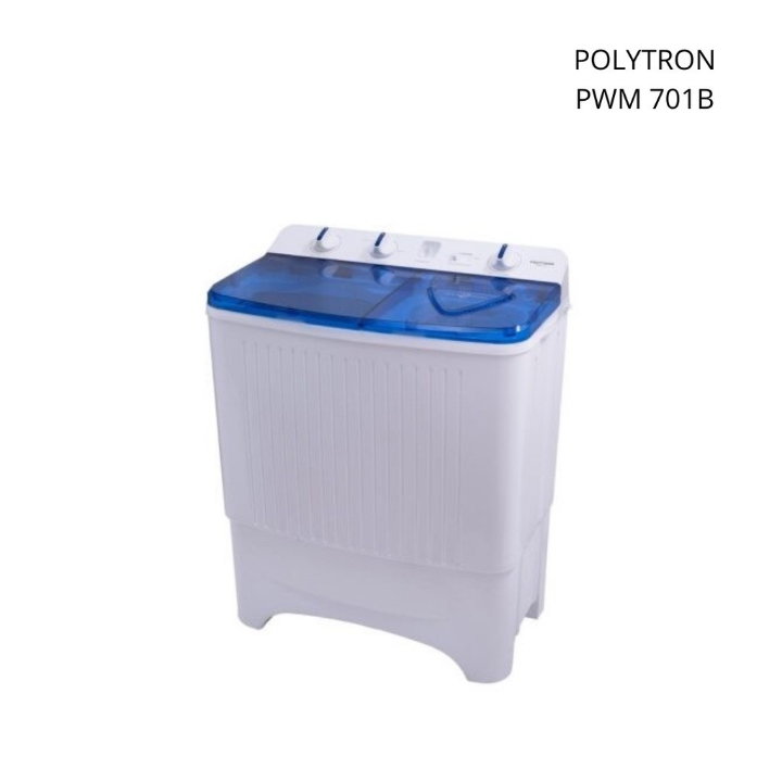 Mesin Cuci 2 Tabung Polytron PWM-701 B