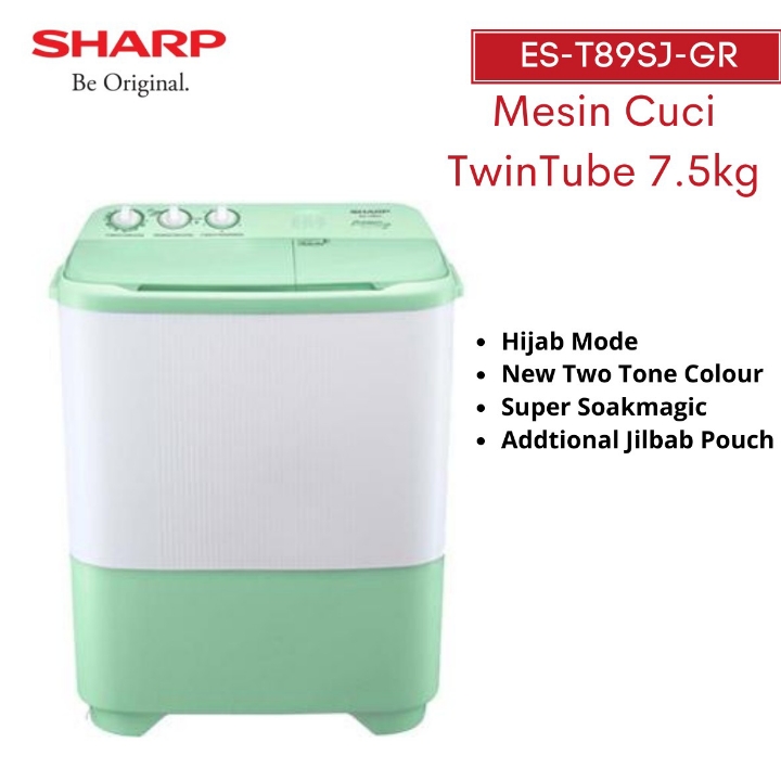 Mesin Cuci Sharp ES-T89SJ GR 2