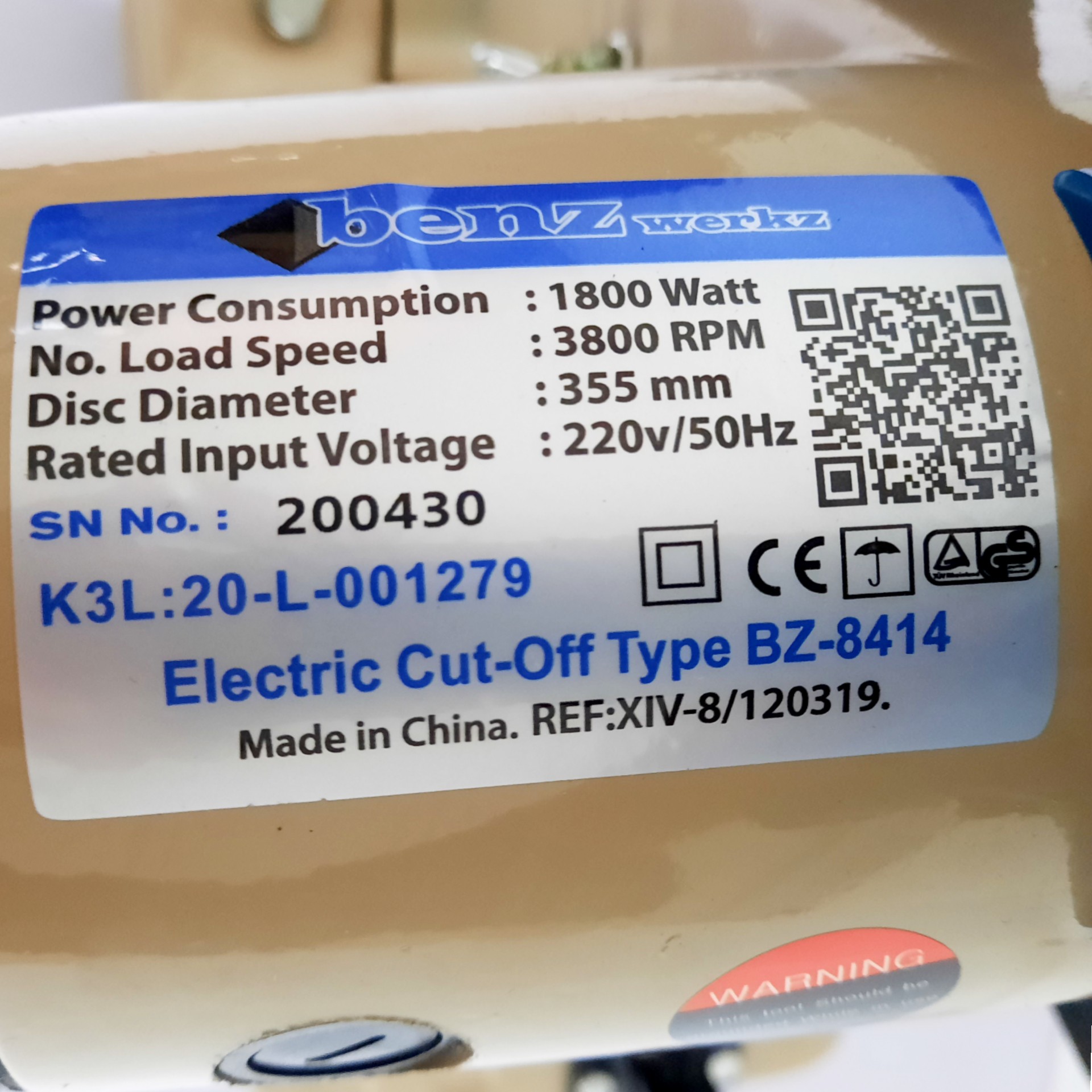 Mesin Cut Off Benz BZ-8414 5