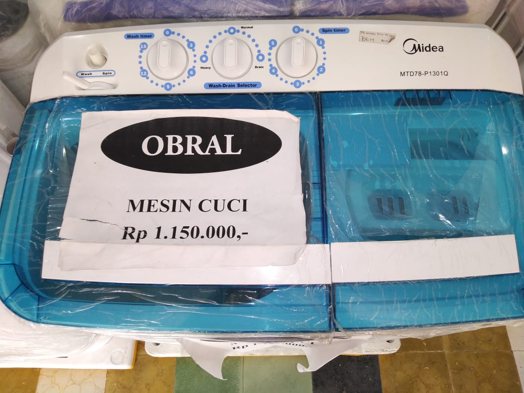 Mesin Cuci 2 Tabung Merk MIDEA 7Kg