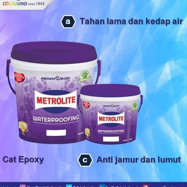 Metrolite Waterproofing Kemasan 3 Liter 3