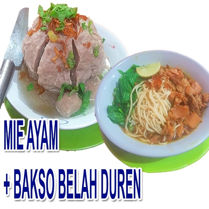 Mie AYAM BAKSO JUMBO Belah Duren