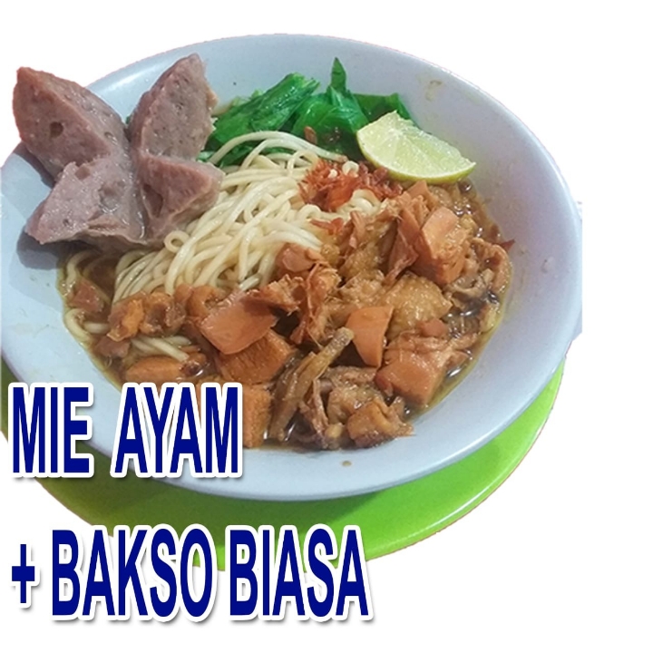Mie Ayam Bakso Biasa