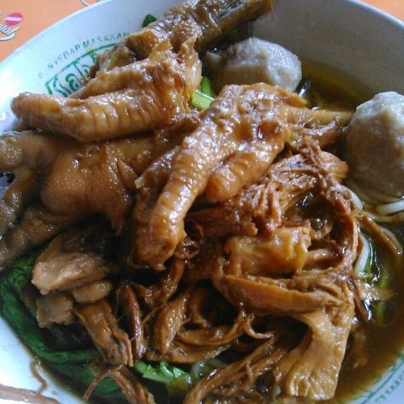 Mie Ayam Bakso Ceker Tulang