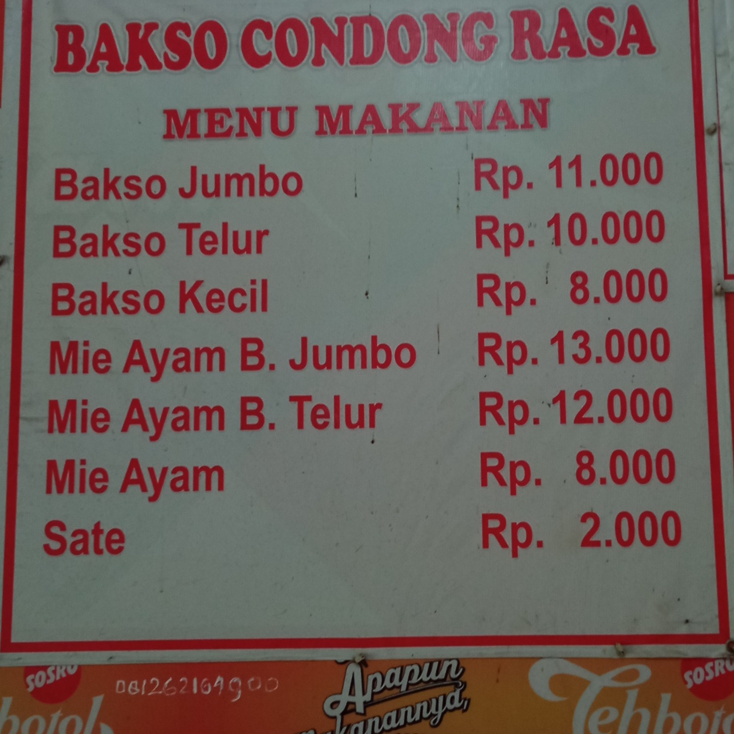 Mie Ayam Bakso Jumbo