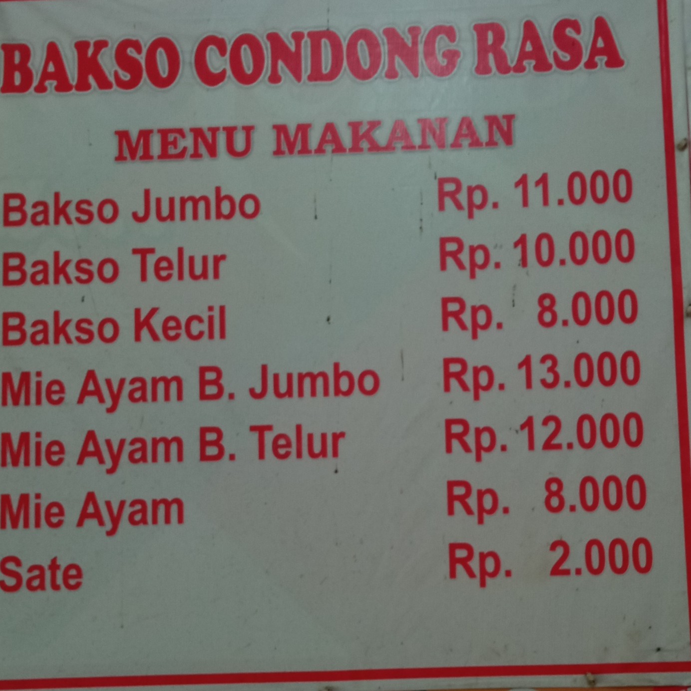 Mie Ayam Bakso Telur