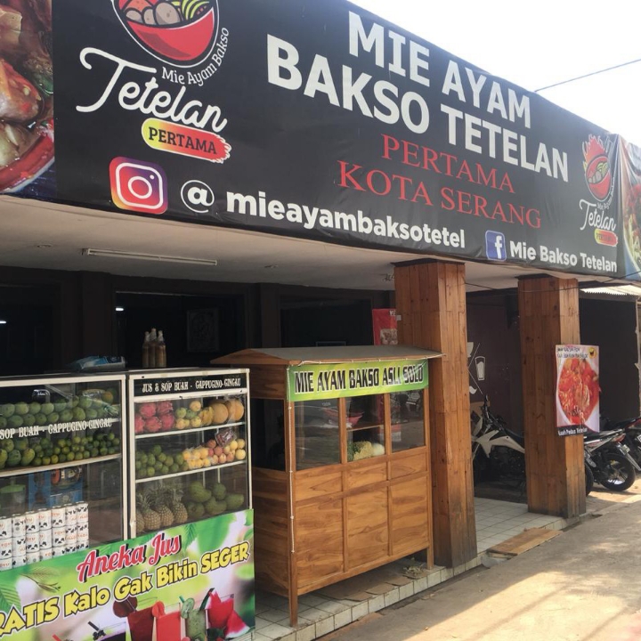 Mie Ayam Bakso Tetelan Pertama Kota Serang