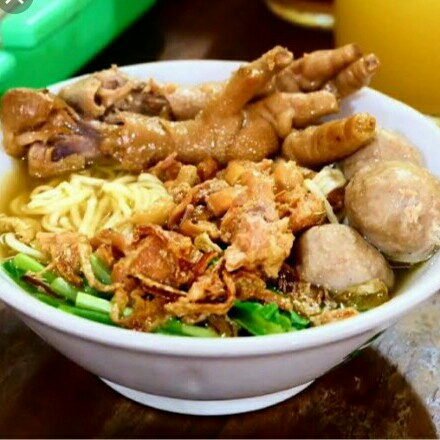 Mie Ayam Ceker Bakso Biasa