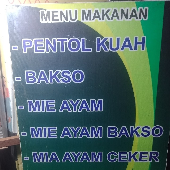 Mie Ayam Ceker Bakso Kecil