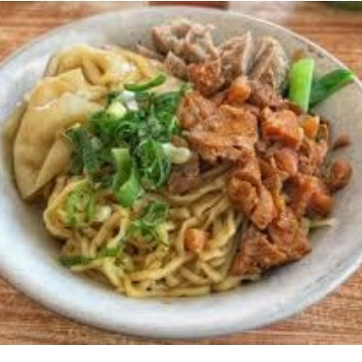 Mie Ayam Jamur Telur Bakso