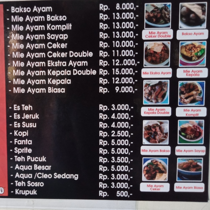 Mie Ayam Komplit