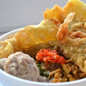 Mie Ayam Pangsit Bakso Biasa