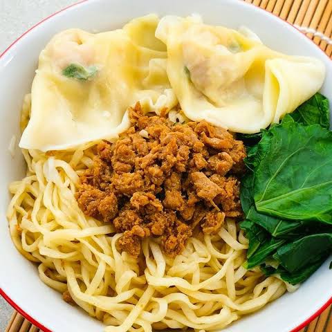 Mie Ayam Pangsit Basah