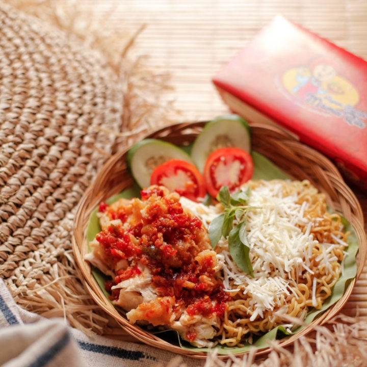 Mie Geprek Keju