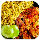 Mie Goreng Ayam Geprek Ambyar