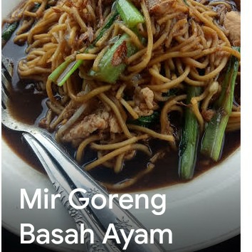 Mie Goreng Basah Ayam