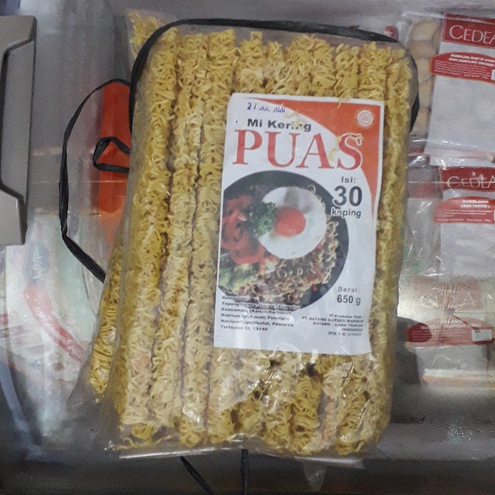 Mie Kering Puas Isi 30