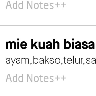 Mie Kuah Biasa