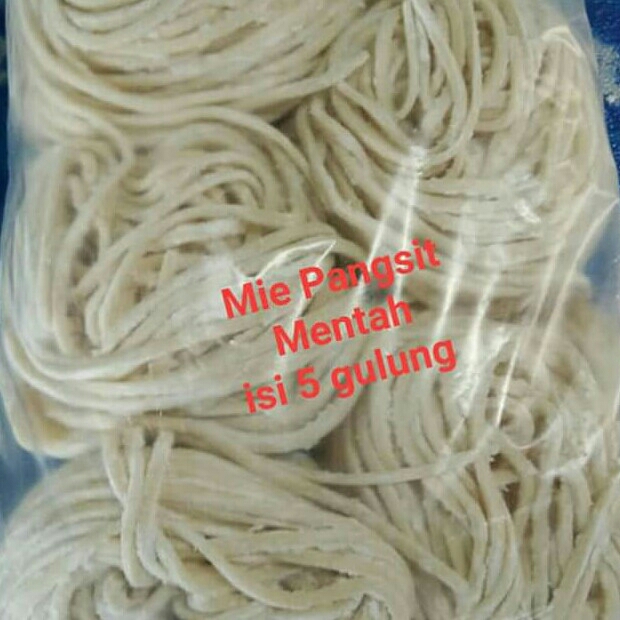 Mie Pangsit Mentah isi 5 gulung