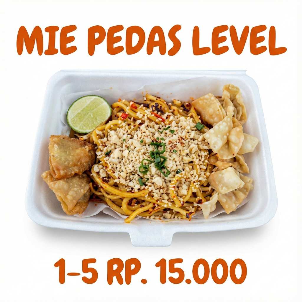 Mie Pedas Level