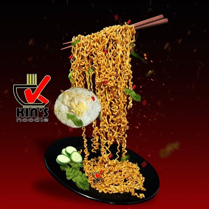 Mie Pedas Telur Plus Sosis