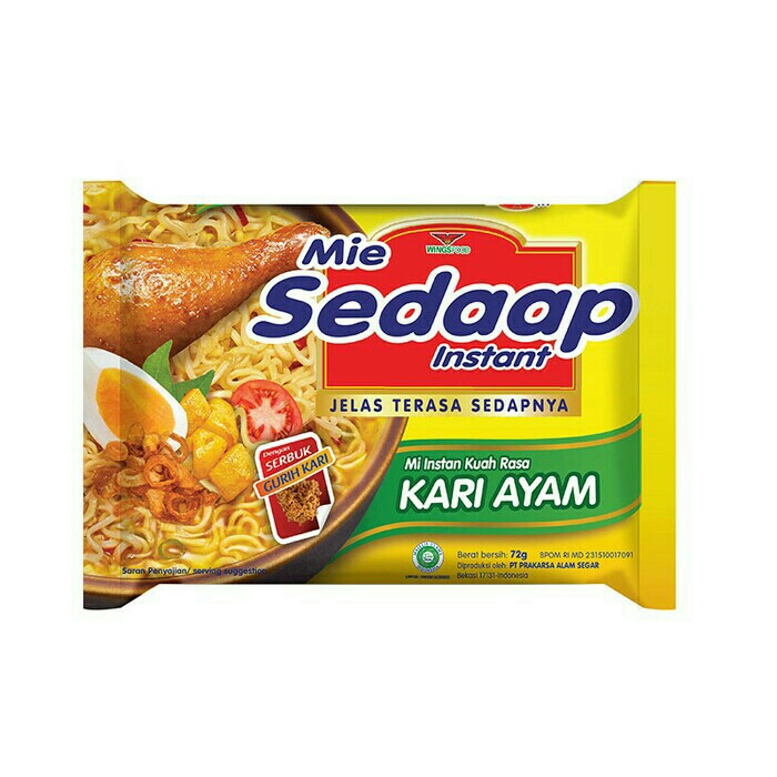 Mie Sedap Kari Ayam 75 Gr 2