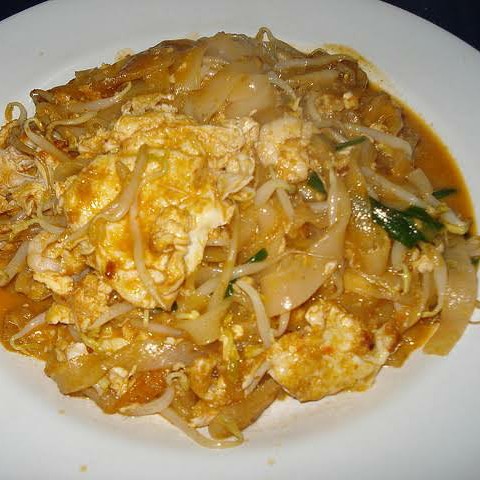 Mie Tiau Telur Kuah