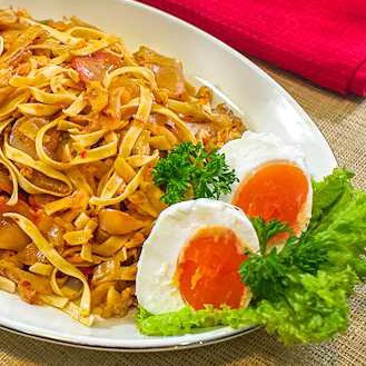 Mie Tiaw Telor Asin Campur